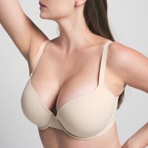 NEW SKIMS Sand Fits Everybody Underwire Push-Up Bra Size 32D